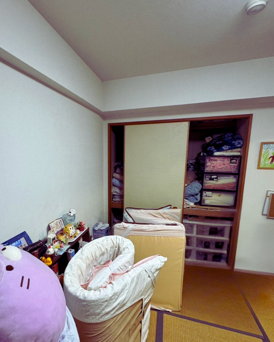 新浦安マンション施工前押入れ