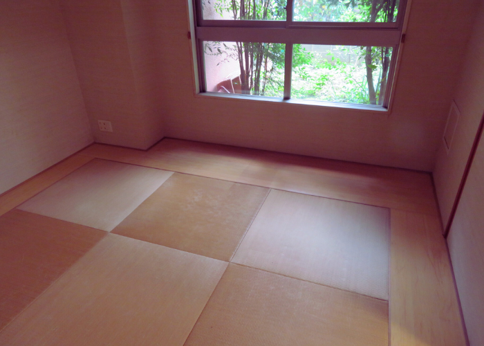 印西マンション施工前和室