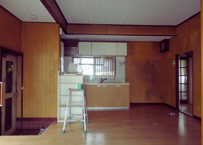 市川市戸建て施工前リビング