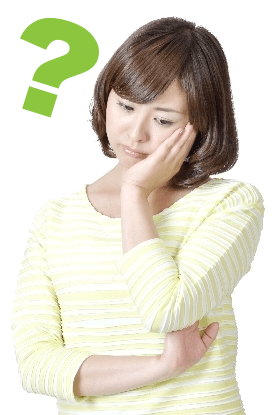 リフォームに悩む女性