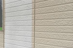 凹凸のある外壁でも対応可能な塗料