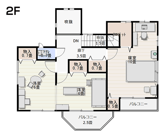 施工後間取り