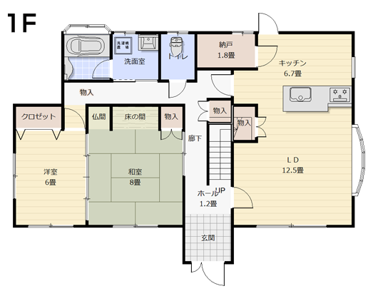 施工前間取り