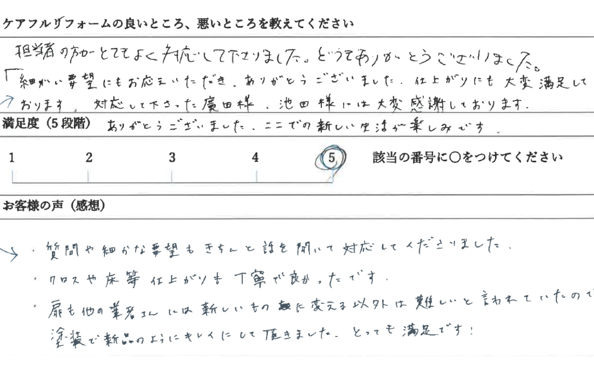 お客様の声