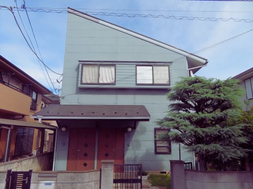 柏市外壁塗装施工前
