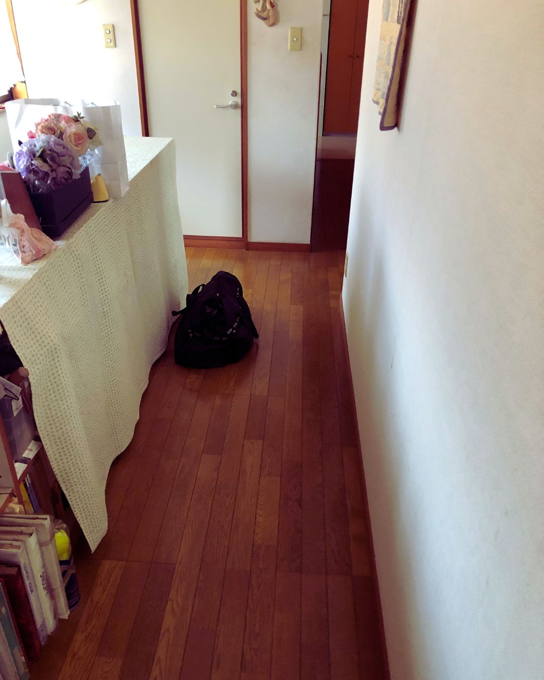 柏市戸建て廊下施工前