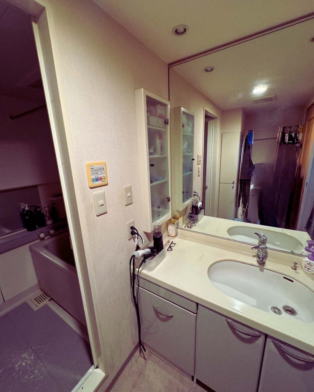 洗面所リフォーム施工前